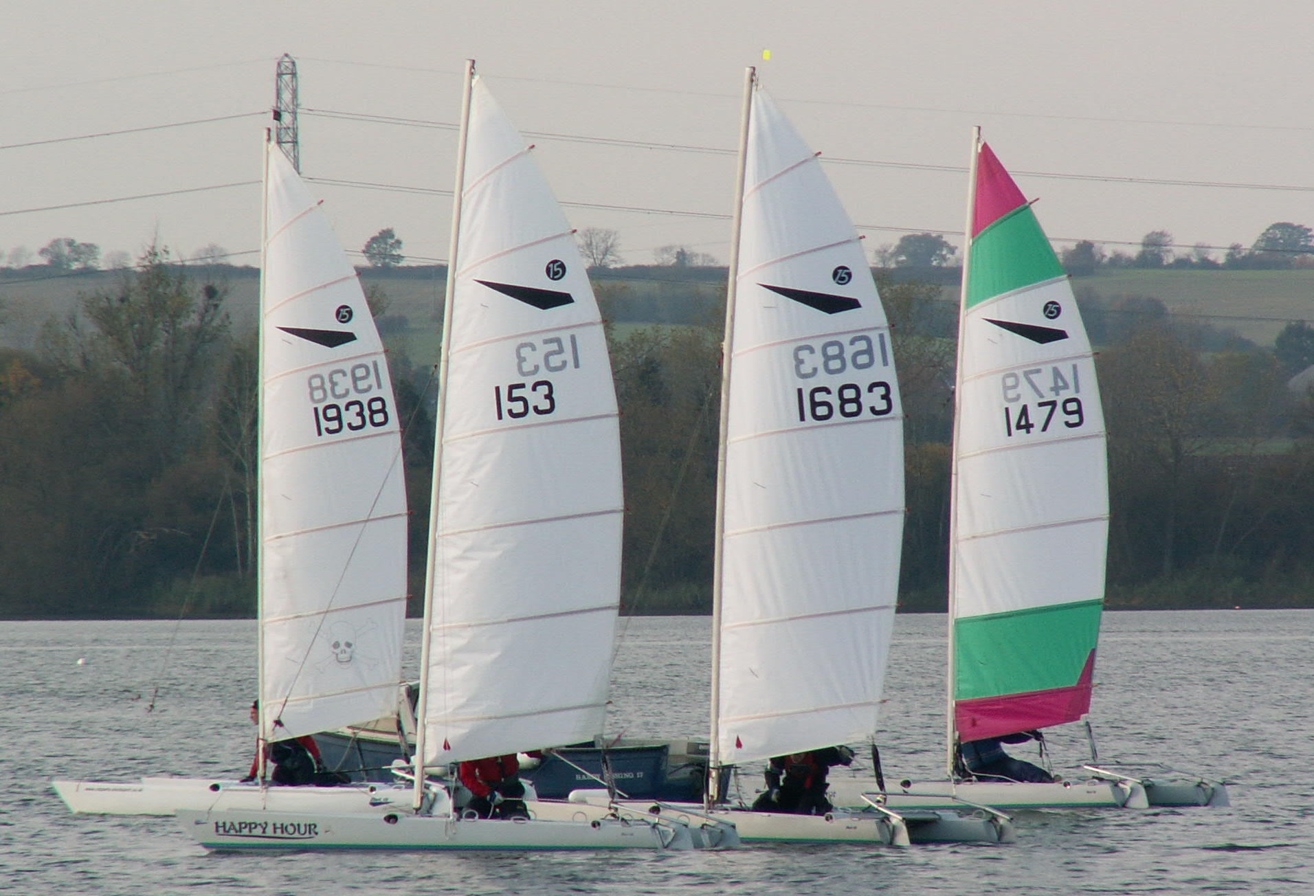 Close Sailing in Light Winds (Pictures by Bob Carter)